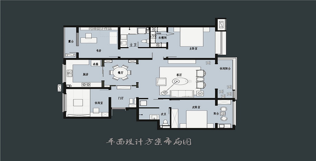 青竹雅苑170坪新中式風(fēng)格，秦皇島裝修效果圖